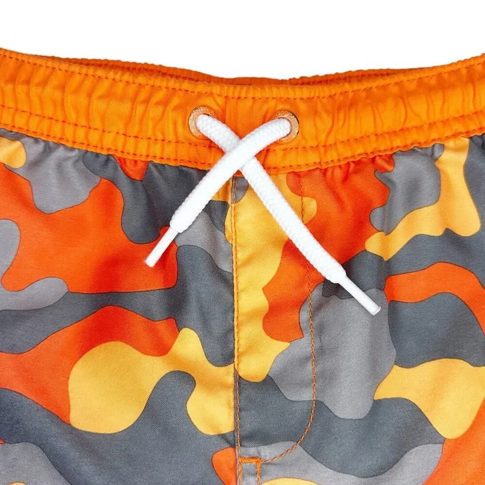 Lands' End Camo Print Swim Trunks Size 7